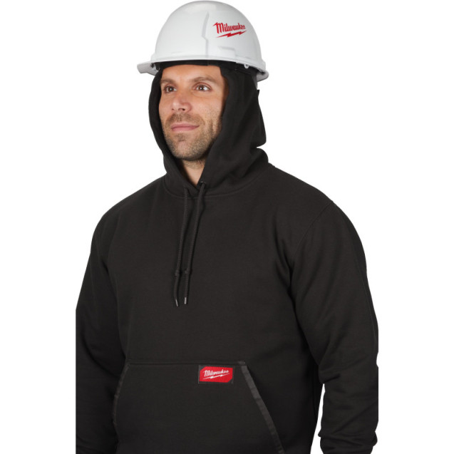 Толстовка чорна 100% бавовна WHB-XXL