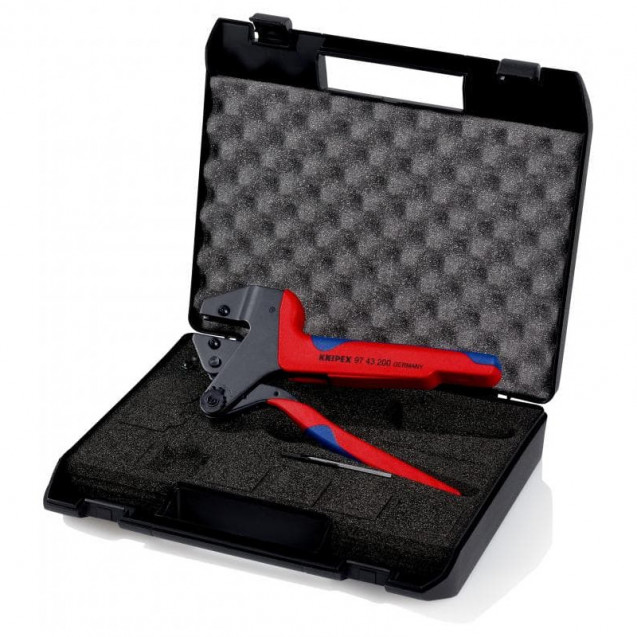 Инструмент для опрессовки системный KNIPEX 97 43 200 (для сменных матриц) Инструмент для опрессовки системный KNIPEX 97 43 200 (для сменных матриц)