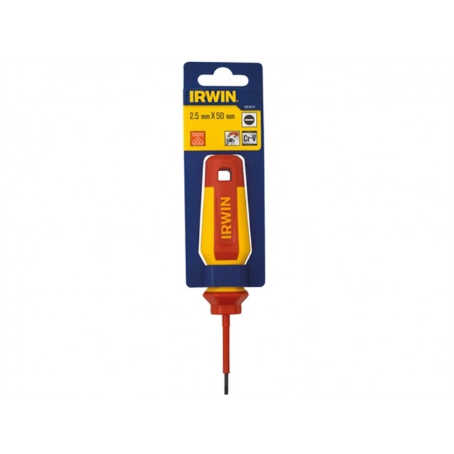 Отвертка Pro Comfort VDE PARA 2.5мм x 50мм с изоляцией, IRWIN