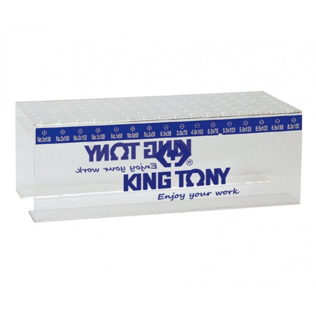 Подставка для отверток на 96 предметов KING TONY 87105 Подставка для отверток на 96 предметов KING TONY 87105