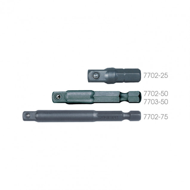 Адаптер для бит 1/4 50мм KING TONY 7702-50 Адаптер для бит 1/4 50мм KING TONY 7702-50