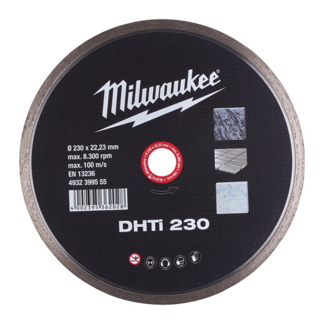 Диск алмазний MILWAUKEE DHTI 230, 230мм Диск алмазний MILWAUKEE DHTI 230, 230мм
