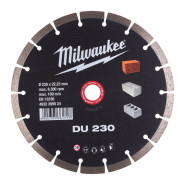 Диск алмазний MILWAUKEE DU 230, 230мм Диск алмазний MILWAUKEE DU 230, 230мм