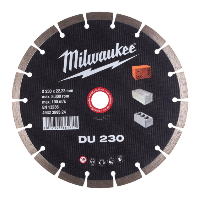Диск алмазний MILWAUKEE DU 230, 230мм