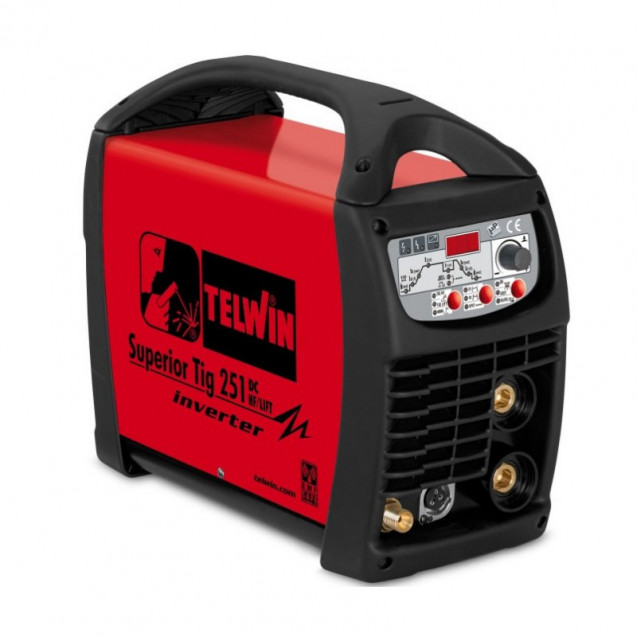 Аппарат аргонно-дуговой сварки Telwin SUPERIOR TIG 251 DC-HF/LIFT VRD 400V Аппарат аргонно-дуговой сварки Telwin SUPERIOR TIG 251 DC-HF/LIFT VRD 400V