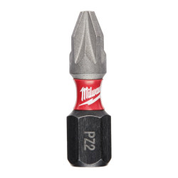 Біта SHOCKWAVE MILWAUKEE, PZ2, 25мм, (2шт) Біта SHOCKWAVE MILWAUKEE, PZ2, 25мм, (2шт)