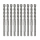 Бур SDS+ M2 8x160 (10 шт) MILWAUKEE Бур SDS+ M2 8x160 (10 шт) MILWAUKEE