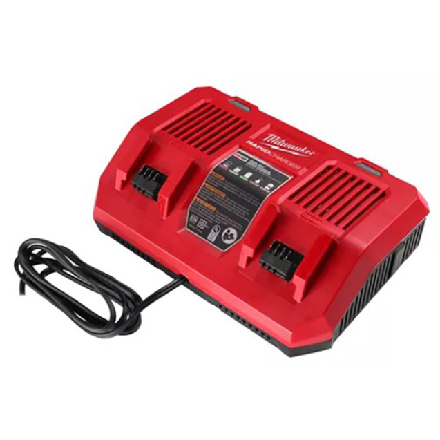 Зарядний пристрій MILWAUKEE, M18 DFC Turbo (для 2х акум. М18) Зарядний пристрій MILWAUKEE, M18 DFC Turbo (для 2х акум. М18)