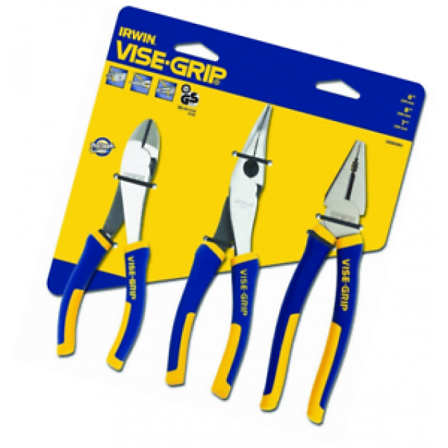 Набор плоскогубцев IRWIN ProPliers 3шт Set (6"DC/8LN/7"COMBI)