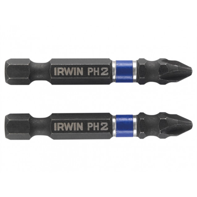 Бита IMPACT 1/4"/50мм PH2 2шт, IRWIN