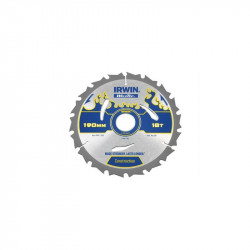 Диск пильный по деревоматериалам Weldtec CSB 190мм/18T, IRWIN Диск пильный по деревоматериалам Weldtec CSB 190мм/18T, IRWIN