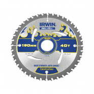 Диск пильный по деревоматериалам Weldtec CSB 190мм/40T/30/20, IRWIN Диск пильный по деревоматериалам Weldtec CSB 190мм/40T/30/20, IRWIN