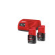 Аккумулятор Li-Ion MILWAUKEE, M12 NRG-202 (+ заряд.пристрій, 2 акум.Х 2Аг)