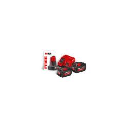 Акумулятор Li-Ion M18 HNRG-122 (НВ12 2шт; з/у M12-18FC) + Акумулятор Li-Ion M12 B6 MILWAUKEE 4933 Акумулятор Li-Ion M18 HNRG-122 (НВ12 2шт; з/у M12-18FC) + Акумулятор Li-Ion M12 B6 MILWAUKEE 4933