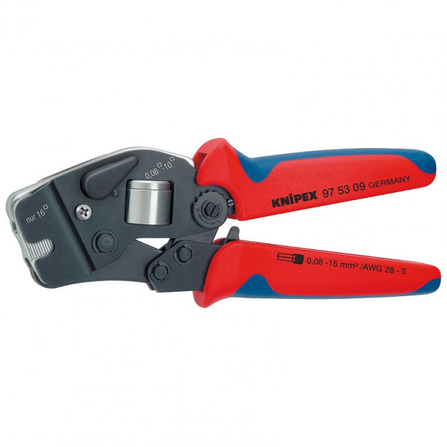 Інструмент для обжиму контактних гільз з автоналаштуванням KNIPEX 97 53 09 (до 16мм2) Інструмент для обжиму контактних гільз з автоналаштуванням KNIPEX 97 53 09 (до 16мм2)