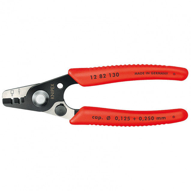 Инструмент для удаления изоляции со световодов Knipex, 130 мм 12 82 130 SB Инструмент для удаления изоляции со световодов Knipex, 130 мм 12 82 130 SB