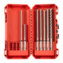 Набор из 7 буров SDS+ MX4 Set 2 (5.5 / 6 x 115 mm, Ø 5 / 5.5 / 6 / 8 / 10 x 165 mm) MILWAUKEE Набор из 7 буров SDS+ MX4 Set 2 (5.5 / 6 x 115 mm, Ø 5 / 5.5 / 6 / 8 / 10 x 165 mm) MILWAUKEE