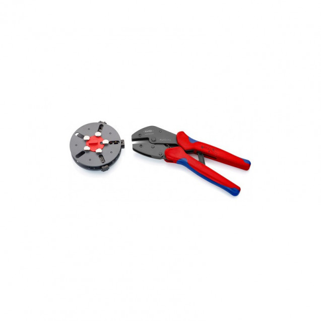 Клещи обжимные со сменными матрицами Knipex MultiCrimp® вороненые 250 мм Knipex 97 33 01 Клещи обжимные со сменными матрицами Knipex MultiCrimp® вороненые 250 мм Knipex 97 33 01