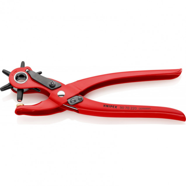 Кліщі просічні з револьверною голівкою KNIPEX 90 70 220 EAN Кліщі просічні з револьверною голівкою KNIPEX 90 70 220 EAN
