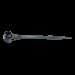 Ключ трещоточный силовой с двойной головкой 17*19mm(BLACK) Ключ трещоточный силовой с двойной головкой 17*19mm(BLACK)