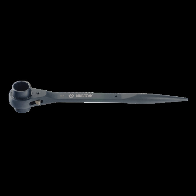 Ключ трещоточный силовой с двойной головкой 17*19mm(BLACK)