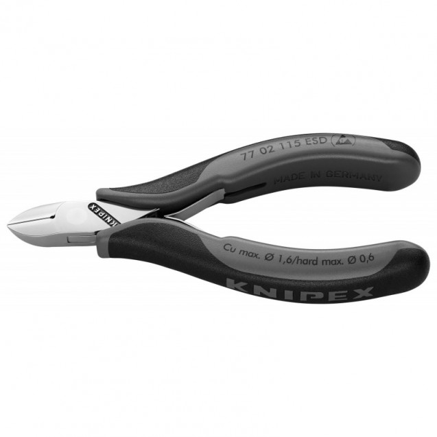 Кусачки боковые для электроники KNIPEX 77 02 115 ESD Кусачки боковые для электроники KNIPEX 77 02 115 ESD