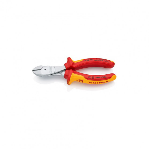 Кусачки боковые, высокой мощности KNIPEX 74 06 160 Кусачки боковые, высокой мощности KNIPEX 74 06 160