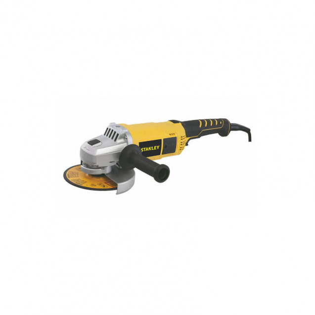 Кутова шліфмашина STANLEY, 2200 Вт, d=230 мм, 6500 об/хв, 5.7 кг.