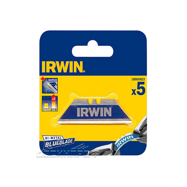 Лезвия биметаллические безопасные, 5шт, IRWIN