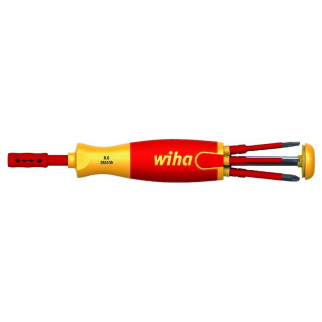 Магазинный держатель LiftUp electric с 6 битами slimBits WIHA 38610