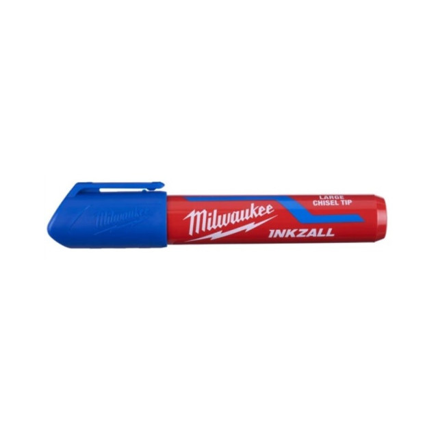 Маркер для будмайданчика InkZAll MILWAUKEE, великий (L), синій (48223257) Маркер для будмайданчика InkZAll MILWAUKEE, великий (L), синій (48223257)