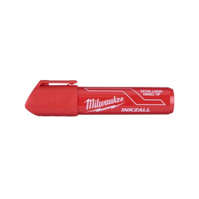 Маркер для будмайданчика InkZAll MILWAUKEE, великий (XL), червоний (48223266) Маркер для будмайданчика InkZAll MILWAUKEE, великий (XL), червоний (48223266)