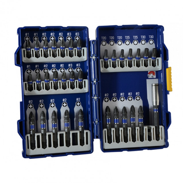 Набор бит Irwin; PH; PZ; T; 32 шт. Набор бит Irwin; PH; PZ; T; 32 шт.