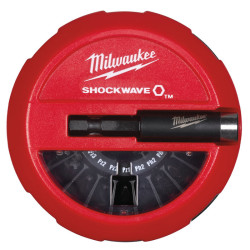 Набір біт SHOCKWAVE MILWAUKEE, (15шт) Набір біт SHOCKWAVE MILWAUKEE, (15шт)