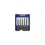 Набор бит усиленных в футляре 5шт. (PH2,PZ2,T15,20,25), IRWIN Набор бит усиленных в футляре 5шт. (PH2,PZ2,T15,20,25), IRWIN