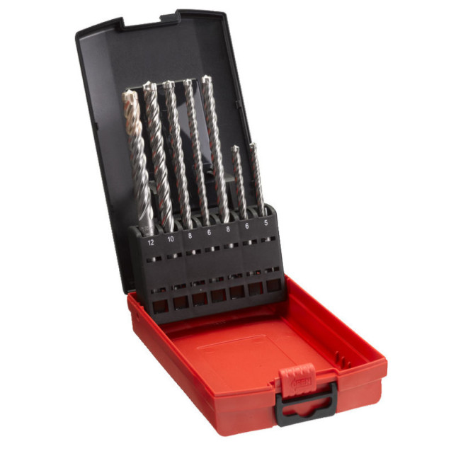 Набір бурів SDS-PLUS MX4 MILWAUKEE, (7шт)
