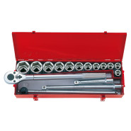 Набор головок 3/4 16 ед. 6-гранных (21-50 мм) KING TONY 6316MR