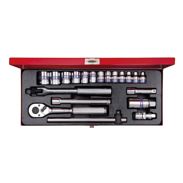 Набор головок 3/8" 20 ед. 6-ти гранные, (6-22mm)