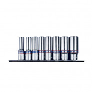 Набор глубоких торцевых головок 3/8 , шестигранные, 10-19 мм, 8 пр. KING TONY 3508MR10 Набор глубоких торцевых головок 3/8 , шестигранные, 10-19 мм, 8 пр. KING TONY 3508MR10