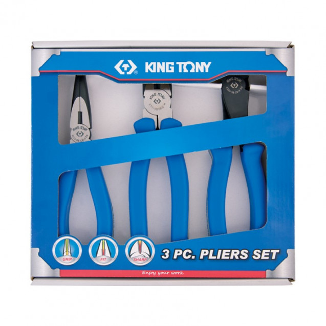 Набор губцегово инструмента KING TONY 42213GP01