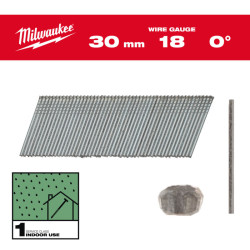 Набор гвоздей для гвоздезабивного инструмента 18G/19мм (10000 шт) MILWAUKEE Набор гвоздей для гвоздезабивного инструмента 18G/19мм (10000 шт) MILWAUKEE