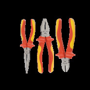 Набор пассатижей и бокорезов, диэлектрических, 3 предмета KING TONY 40603GP Набор пассатижей и бокорезов, диэлектрических, 3 предмета KING TONY 40603GP
