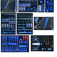 Набор инструментов для тележки 259 пр.EVO в мягких ложементах (без тележки) KING TONY 934-018MRVD Набор инструментов для тележки 259 пр.EVO в мягких ложементах (без тележки) KING TONY 934-018MRVD