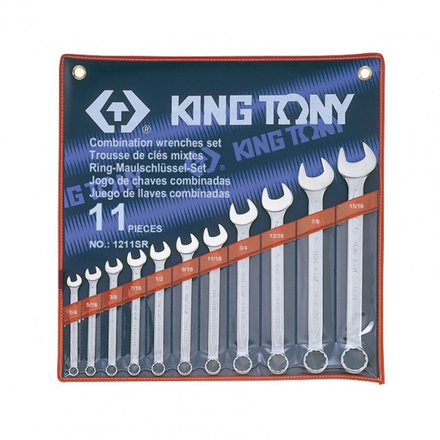 Набор ключей комби 11 ед. (1/4"-15/16") Набор ключей комби 11 ед. (1/4"-15/16")