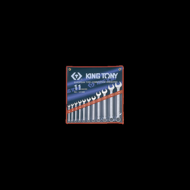 Набор ключей комбинированных 11 шт. (8-24 мм) KING TONY 1211MR Набор ключей комбинированных 11 шт. (8-24 мм) KING TONY 1211MR