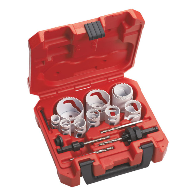 Набір коронок біметалевих Holesaw Arbor Hex 9.5/32-210mm-1pc Набір коронок біметалевих Holesaw Arbor Hex 9.5/32-210mm-1pc