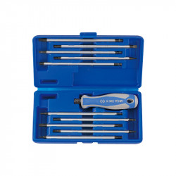 Отвертка с двусторонними насадками 10 ед. KING TONY 32518MR01 Отвертка с двусторонними насадками 10 ед. KING TONY 32518MR01