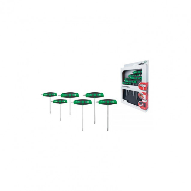 Набор отверток ComfortGrip c боковым приводом TORX 6 шт. WIHA 26248 Набор отверток ComfortGrip c боковым приводом TORX 6 шт. WIHA 26248