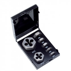 P.V. 99 - VOLKEL Hexagon Dies Набор M 3-12 DIN 382 HSS P.V. 99 - VOLKEL Hexagon Dies Набор M 3-12 DIN 382 HSS