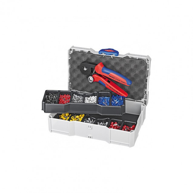 Набір кабельних наконечників для обпресування KNIPEX 97 90 09